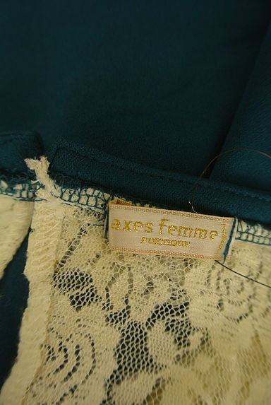 axes femme（アクシーズファム）の古着「フラワーレース切替プルオーバー（カットソー・プルオーバー）」大画像６へ