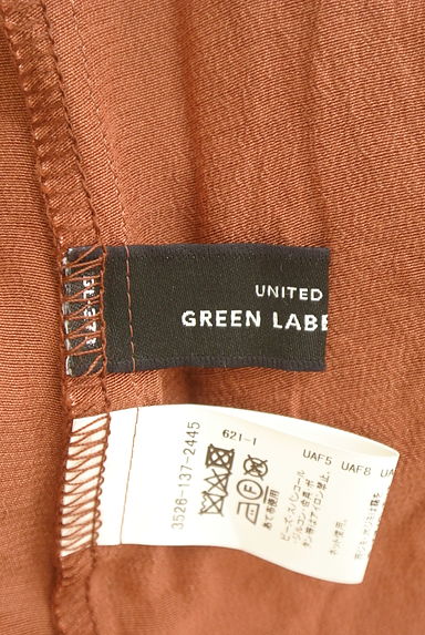 UNITED ARROWS（ユナイテッドアローズ）の古着「ノーカラーギャザーワンピース（ワンピース・チュニック）」大画像６へ