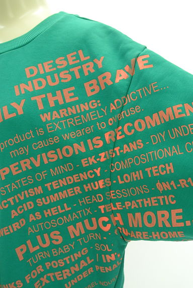 DIESEL（ディーゼル）の古着「2WAY袖ロゴスウェットトップス（スウェット・パーカー）」大画像５へ