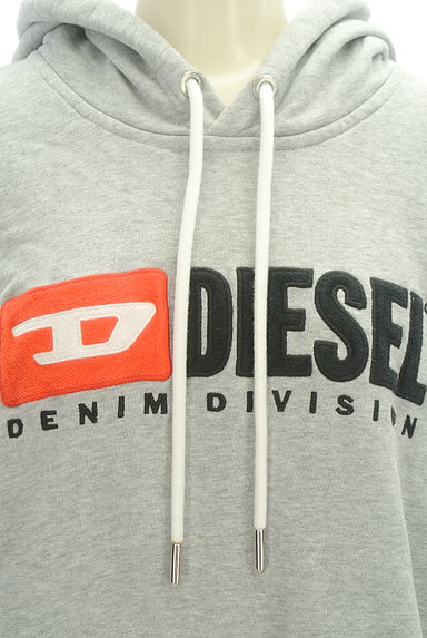 DIESEL（ディーゼル）の古着「刺繍ロゴスウェットパーカー（スウェット・パーカー）」大画像４へ