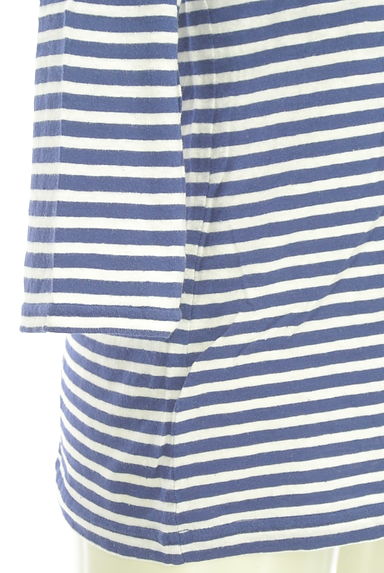 CUBE SUGAR（キューブシュガー）の古着「七分袖ボーダーＴシャツ（Ｔシャツ）」大画像５へ