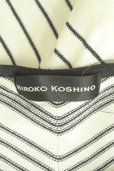 HIROKO KOSHINO（ヒロココシノ）の古着「ヘリンボーン柄ニットトップス（ニット）」大画像６へ