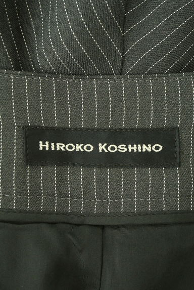 HIROKO KOSHINO（ヒロココシノ）の古着「サイドタックピンストライプワイドパンツ（パンツ）」大画像６へ
