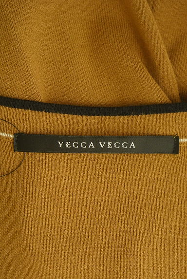 YECCA VECCA（イェッカヴェッカ）の古着「ライン入りVネックニットカーディガン（カーディガン・ボレロ）」大画像６へ
