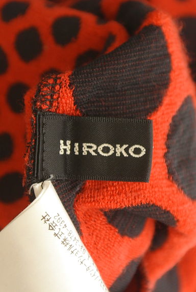 HIROKO KOSHINO（ヒロココシノ）の古着「配色柄切替ニットトップス（ニット）」大画像６へ