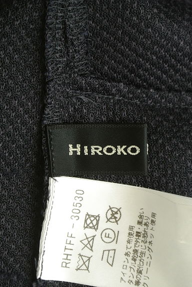 HIROKO KOSHINO（ヒロココシノ）の古着「ベルト付きリネンライクロングジャケット（ジャケット）」大画像６へ