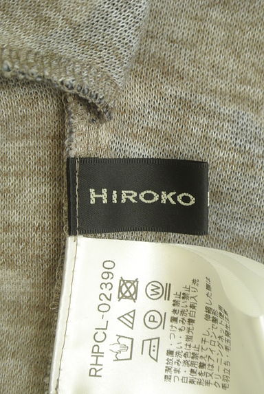 HIROKO KOSHINO（ヒロココシノ）の古着「大柄膝丈ニットワンピース（ワンピース・チュニック）」大画像６へ