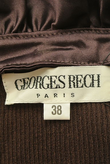 GEORGES RECH（ジョルジュレッシュ）の古着「サテンフリル七分袖リブカットソー（カットソー・プルオーバー）」大画像６へ