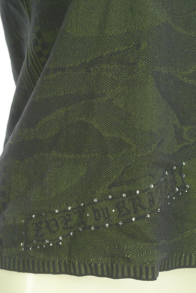 EVEX by KRIZIA（エヴェックス バイ クリツィア）の古着「８分袖迷彩柄ニットトップス（カットソー・プルオーバー）」大画像５へ