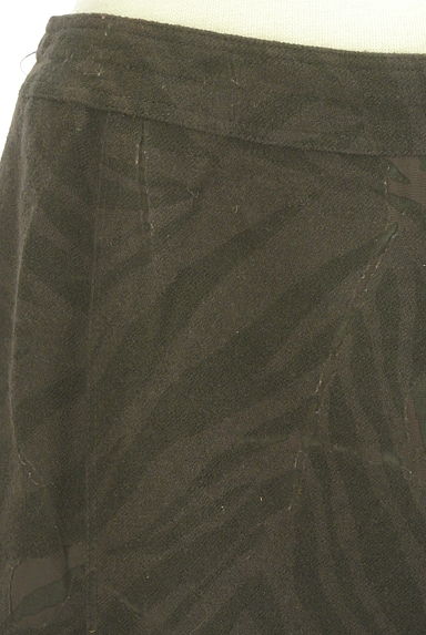 EVEX by KRIZIA（エヴェックス バイ クリツィア）の古着「シースルーアクセントゼブラ柄ロングスカート（ロングスカート・マキシスカート）」大画像４へ