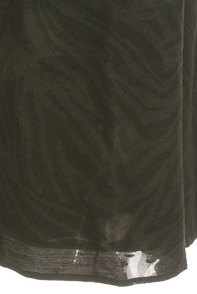 EVEX by KRIZIA（エヴェックス バイ クリツィア）の古着「シースルーアクセントゼブラ柄ロングスカート（ロングスカート・マキシスカート）」大画像５へ