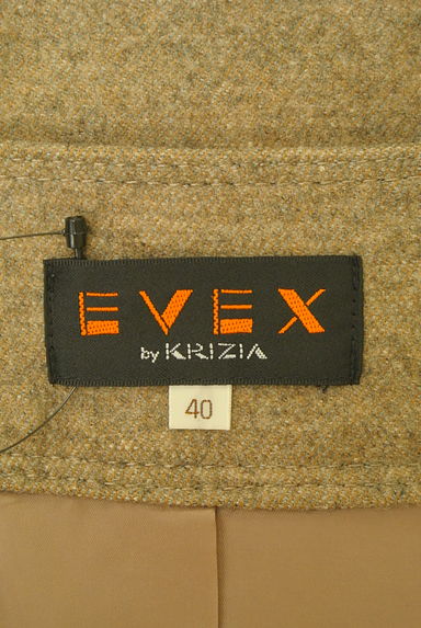 EVEX by KRIZIA（エヴェックス バイ クリツィア）の古着「インパーテッドプリーツ膝下ウールスカート（スカート）」大画像６へ