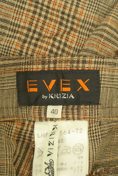 EVEX by KRIZIA（エヴェックス バイ クリツィア）の古着「膝下丈ラメチェック柄パンツ（パンツ）」大画像６へ
