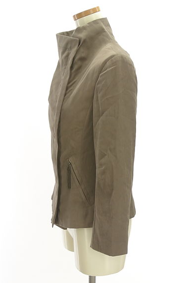 GEORGES RECH（ジョルジュレッシュ）の古着「スウェードライクジップアップブルゾン（ブルゾン・スタジャン）」大画像３へ