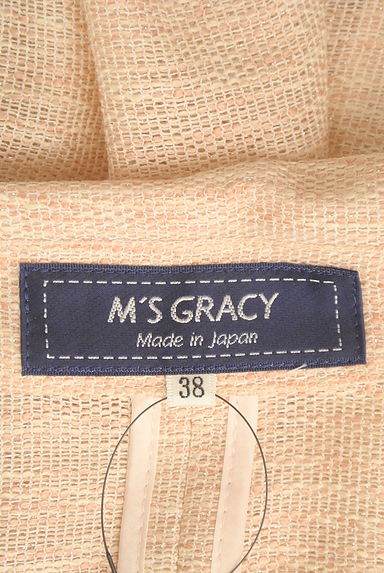M'S GRACY（エムズグレイシー）の古着「リネン混ラメステンカラージャケット（ジャケット）」大画像６へ