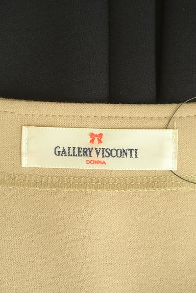 GALLERY VISCONTI（ギャラリービスコンティ）の古着「レースオンバイカラー膝丈ワンピース（ワンピース・チュニック）」大画像６へ