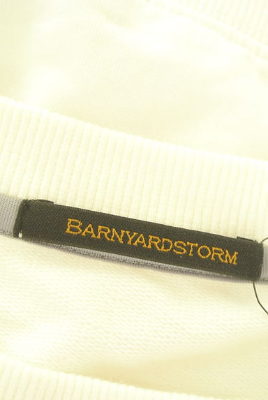 BARNYARDSTORM（バンヤードストーム）の古着「リブ切替フレンチ袖ロゴスウェット（スウェット・パーカー）」大画像６へ