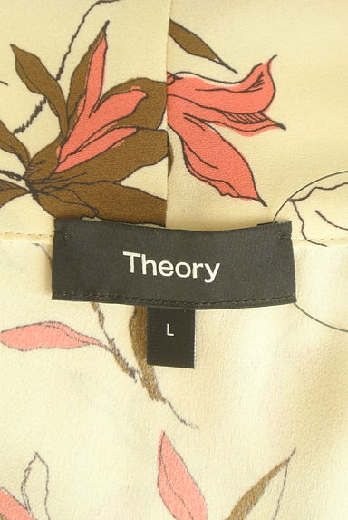 theory（セオリー）の古着「花柄フレンチスリーブシフォンカットソー（カットソー・プルオーバー）」大画像６へ