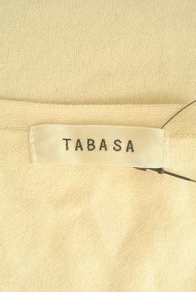 TABASA（タバサ）の古着「フレンチスリーブニットトップス（ニット）」大画像６へ