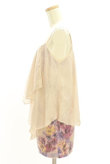 rienda（リエンダ）の古着「シフォンドッキング花柄ミニワンピース（キャミワンピース）」大画像３へ