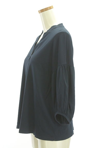 MICHEL KLEIN（ミッシェルクラン）の古着「ボリューム七分袖スキッパーカットソー（カットソー・プルオーバー）」大画像３へ