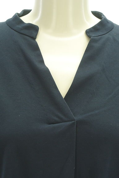 MICHEL KLEIN（ミッシェルクラン）の古着「ボリューム七分袖スキッパーカットソー（カットソー・プルオーバー）」大画像４へ