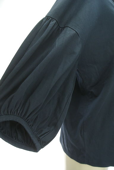 MICHEL KLEIN（ミッシェルクラン）の古着「ボリューム七分袖スキッパーカットソー（カットソー・プルオーバー）」大画像５へ