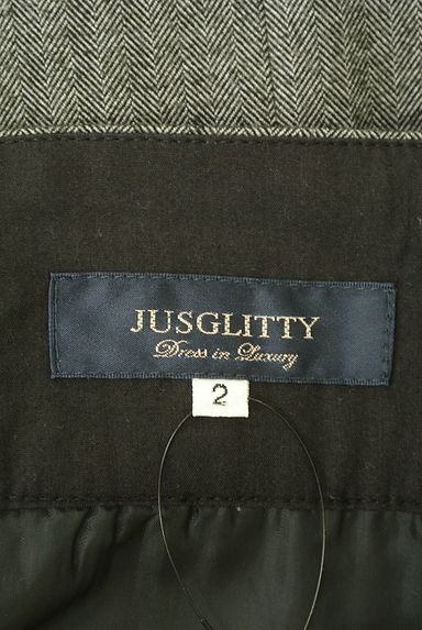 JUSGLITTY（ジャスグリッティー）の古着「ラップ風ミモレペンシルスカート（ロングスカート・マキシスカート）」大画像６へ