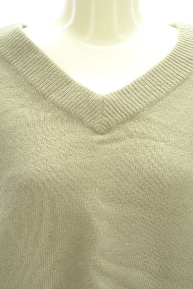 IENA（イエナ）の古着「Vネックカシミヤ混ウールニット（ニット）」大画像４へ