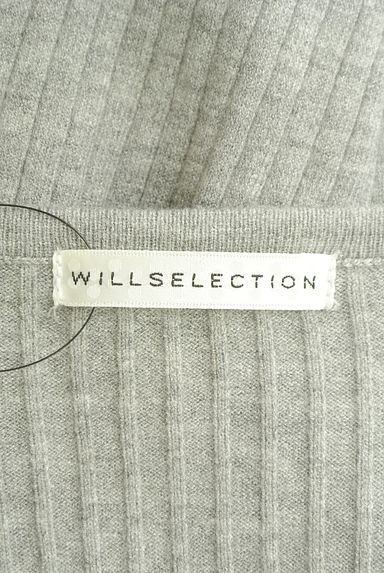 WILLSELECTION（ウィルセレクション）の古着「刺繍ネック半袖ニット＋パールボタンカーディガン（アンサンブル）」大画像６へ
