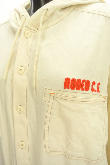 RODEO CROWNS（ロデオクラウン）の古着「バックロゴロングシャツパーカー（ブルゾン・スタジャン）」大画像４へ