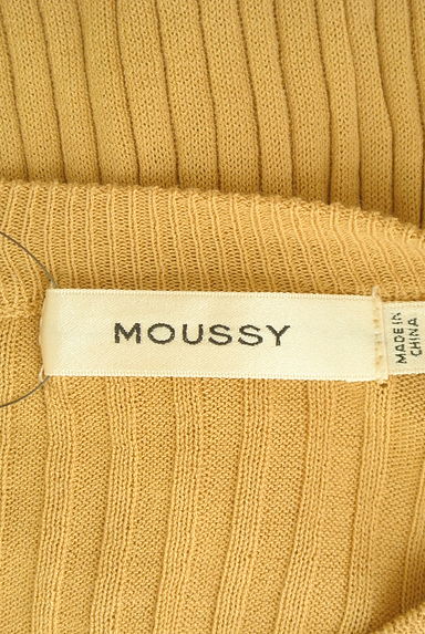 MOUSSY（マウジー）の古着「五分袖リブニットトップス（ニット）」大画像６へ