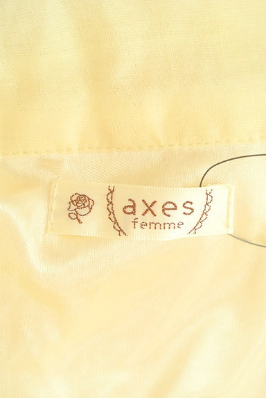 axes femme（アクシーズファム）の古着「ボウタイ膝上レースワンピース（カットソー・プルオーバー）」大画像６へ