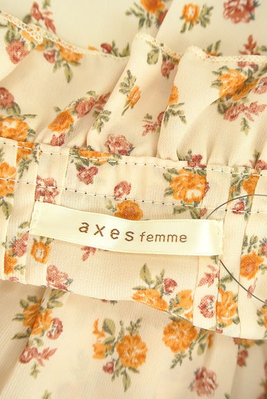 axes femme（アクシーズファム）の古着「小花柄膝上シフォンワンピース（ワンピース・チュニック）」大画像６へ