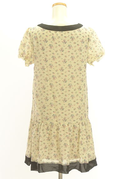 axes femme（アクシーズファム）の古着「小花×ラメドット膝上シフォンワンピース（ワンピース・チュニック）」大画像２へ