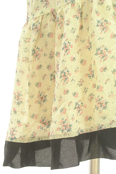 axes femme（アクシーズファム）の古着「小花×ラメドット膝上シフォンワンピース（ワンピース・チュニック）」大画像５へ
