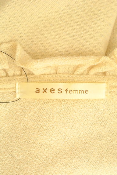 axes femme（アクシーズファム）の古着「七分袖フリルラメブルゾン（ブルゾン・スタジャン）」大画像６へ