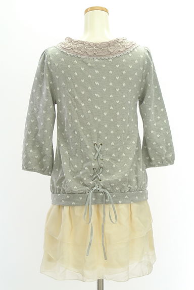axes femme（アクシーズファム）の古着「裾ティアードシフォン膝上ワンピース（ワンピース・チュニック）」大画像２へ
