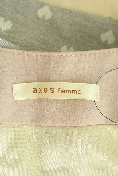 axes femme（アクシーズファム）の古着「裾ティアードシフォン膝上ワンピース（ワンピース・チュニック）」大画像６へ