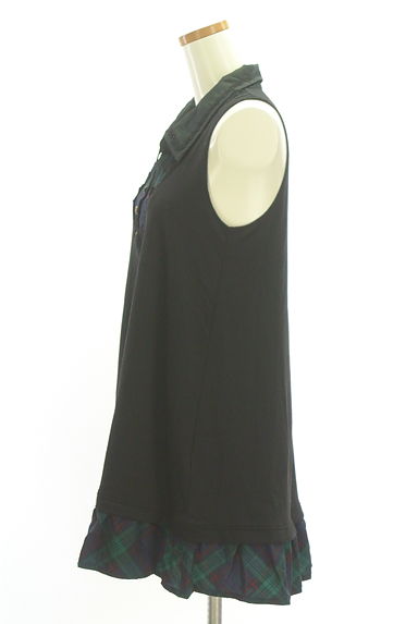 axes femme（アクシーズファム）の古着「レイヤード風ミニワンピース（ワンピース・チュニック）」大画像３へ