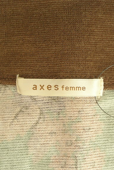 axes femme（アクシーズファム）の古着「ゴブラン織風花柄膝上ワンピース（ワンピース・チュニック）」大画像６へ