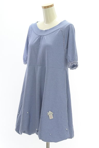 axes femme（アクシーズファム）の古着「パール付きバルーンミニワンピース（ワンピース・チュニック）」大画像４へ
