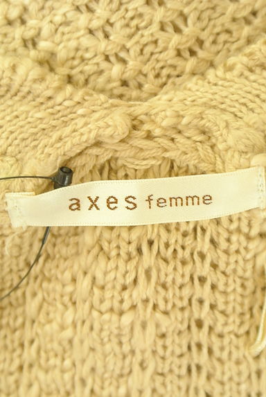 axes femme（アクシーズファム）の古着「バックレースアップニットトップス（ニット）」大画像６へ