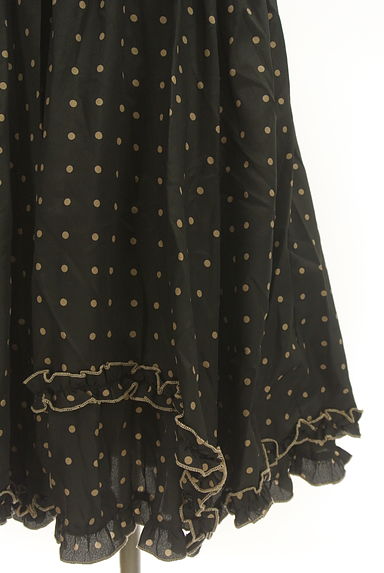 axes femme（アクシーズファム）の古着「ニット切替ドット柄ノースリワンピース（ワンピース・チュニック）」大画像５へ