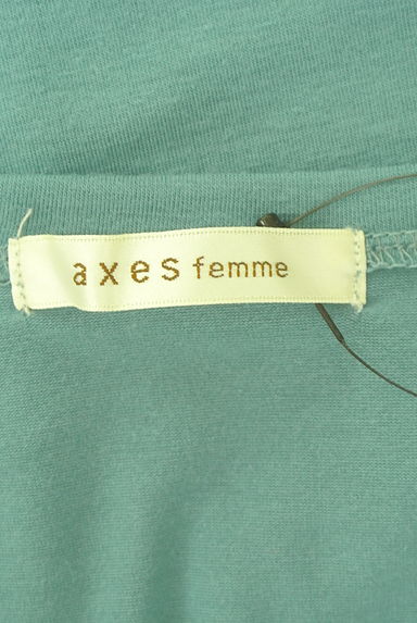 axes femme（アクシーズファム）の古着「小花柄フリルレースアップタンクトップ（カットソー・プルオーバー）」大画像６へ