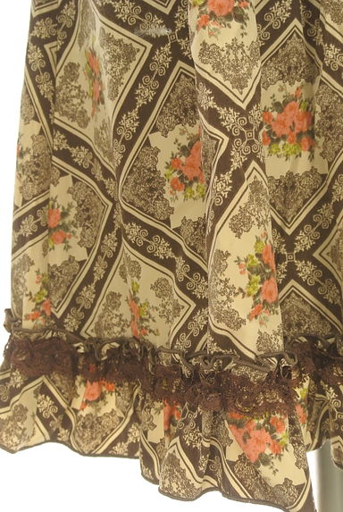 axes femme（アクシーズファム）の古着「花柄シフォン膝上ワンピース（ワンピース・チュニック）」大画像５へ
