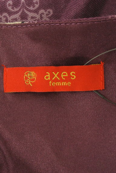 axes femme（アクシーズファム）の古着「クラシカル花柄膝上ワンピース（ワンピース・チュニック）」大画像６へ