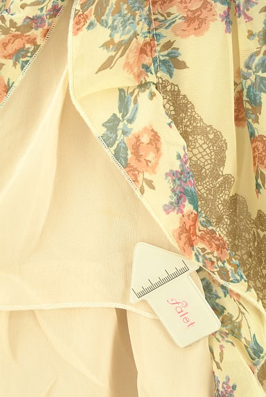 axes femme（アクシーズファム）の古着「透かし編みニット×シフォン膝上ワンピース（ワンピース・チュニック）」大画像５へ