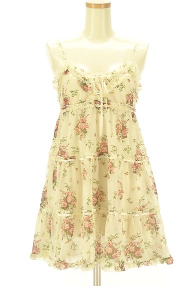 axes femme（アクシーズファム）の古着「花柄シアーキャミチュニック（キャミソール・タンクトップ）」大画像１へ