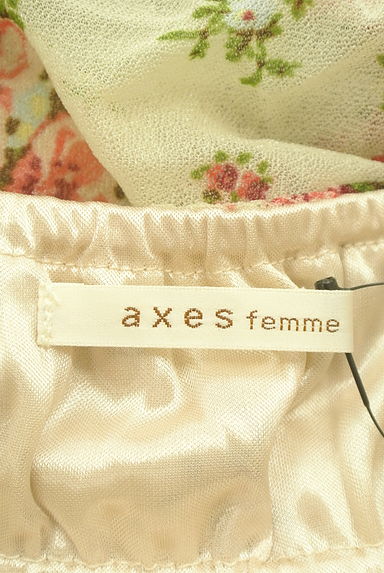 axes femme（アクシーズファム）の古着「花柄シアーキャミチュニック（キャミソール・タンクトップ）」大画像６へ